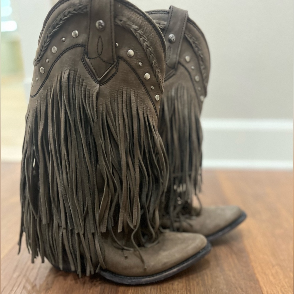 Fringe Cowboy Boots